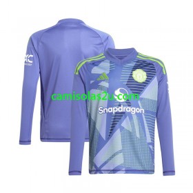 Camisolas de futebol Manchester United Guarda Redes Equipamento Principal 2024/25 Manga Comprida